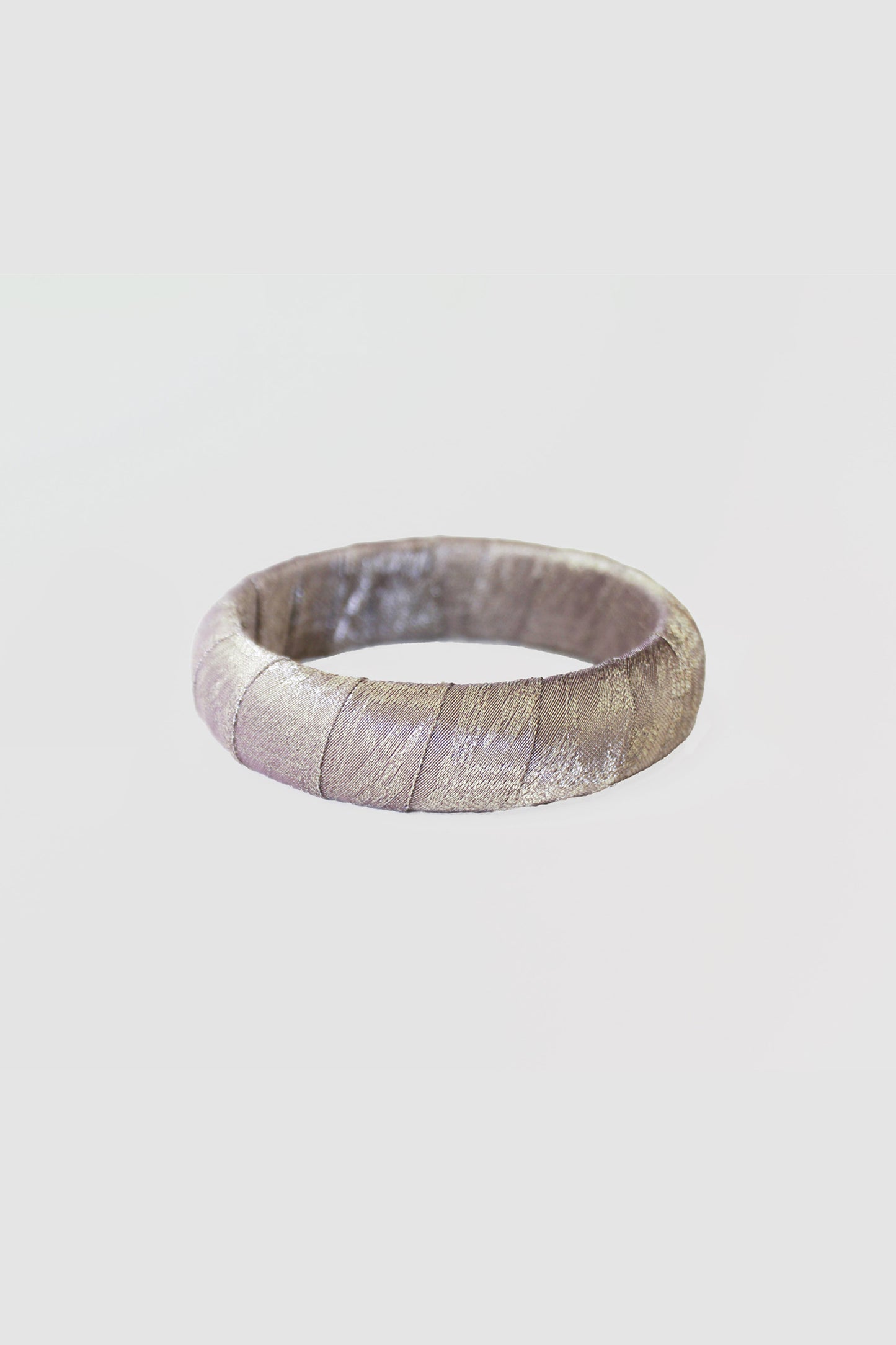 DANIA BANGLE 25MM IN SILK SELF TISSE