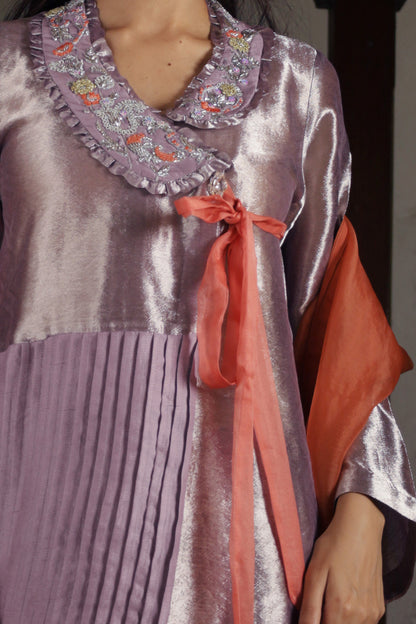 DANIA SHIRT, SHALWAR IN SILK AND DUPATTA IN SILK ORGANZA