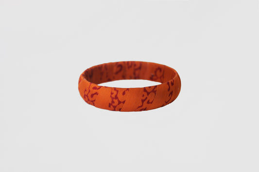 NAYAB PRINT BANGLE 19MM IN SILK CHARMEUSE