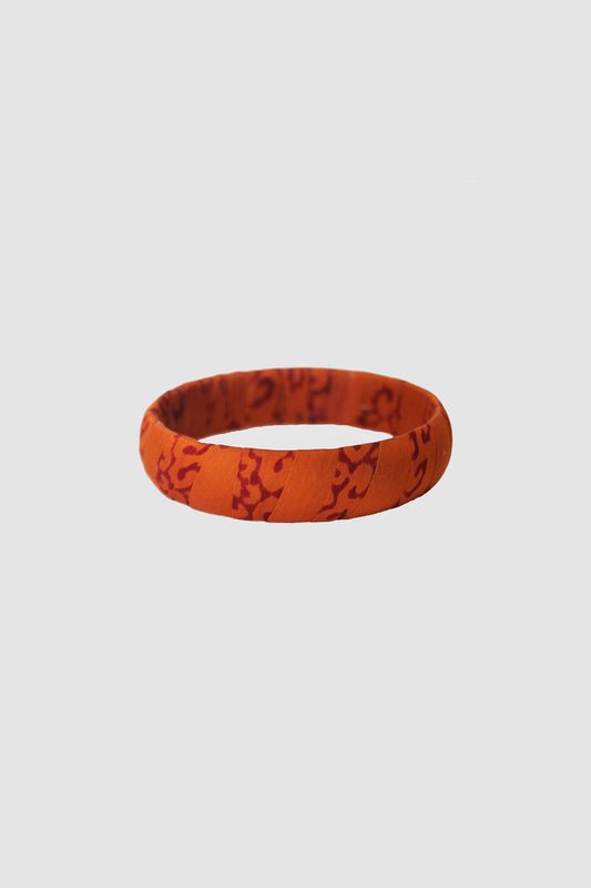 NAYAB PRINT BANGLE 19MM IN SILK CHARMEUSE