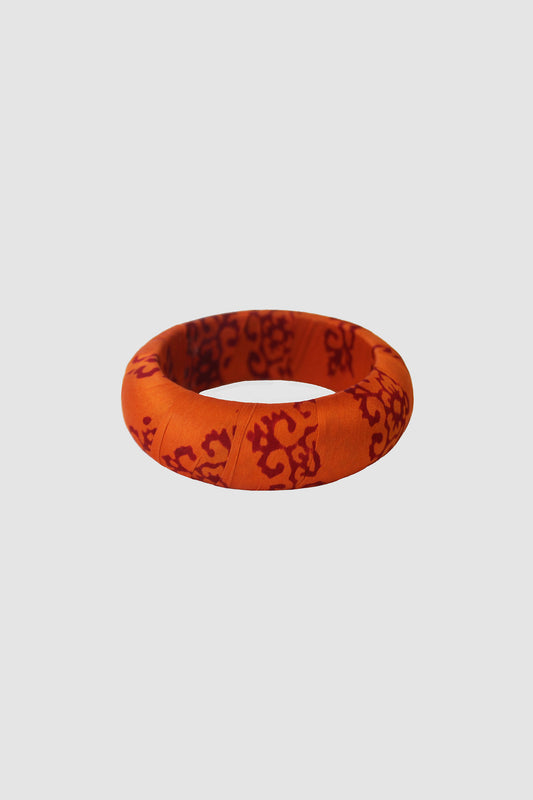 NAYAB PRINT BANGLE 32MM IN SILK CHARMEUSE