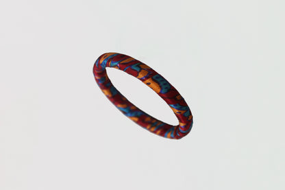 RANI AJRAK BANGLE 13MM IN SILK CHARMEUSE