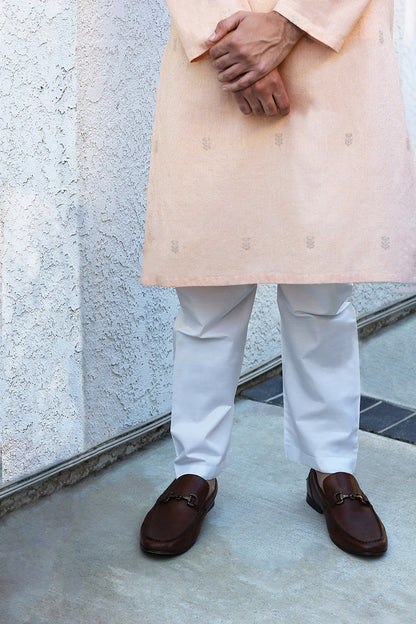 AHMED KURTA IN KARANDI AND PAJAMA IN COTTON