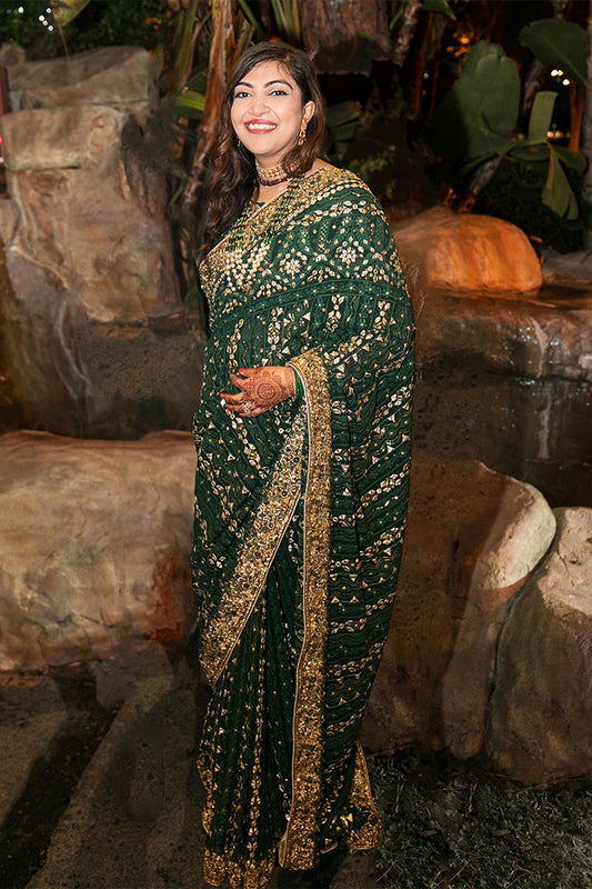 RUBAB SARI IN SILK CHIFFON