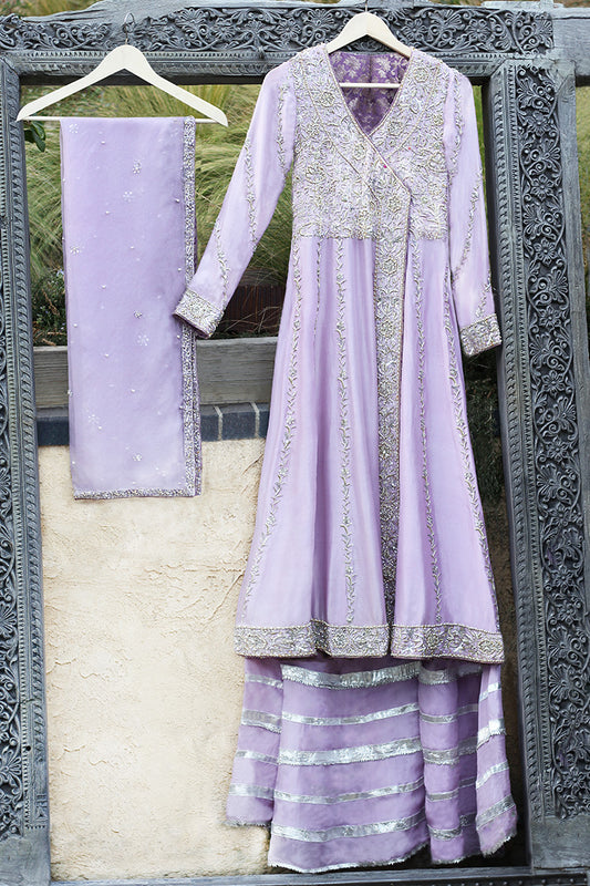 MARIAM ANGARKHA, LEHNGA IN SILK AND DUPATTA IN SILK ORGANZA